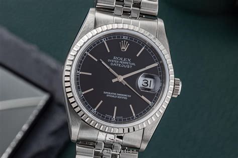 rolex datejust 16220 stainless steel|rolex 16220 review.